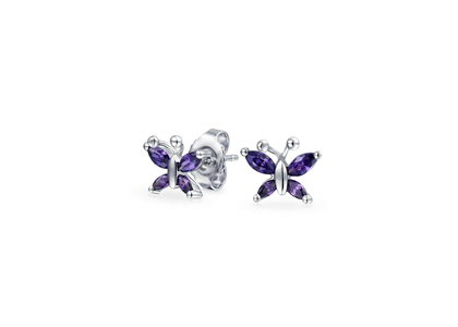 Marquise Butterfly Stud Earrings